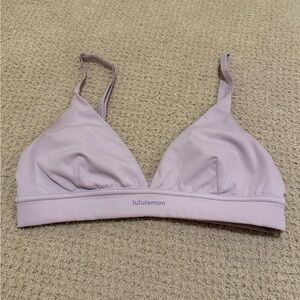 lululemon athletica Light Lavender Soft Triangle Bralette